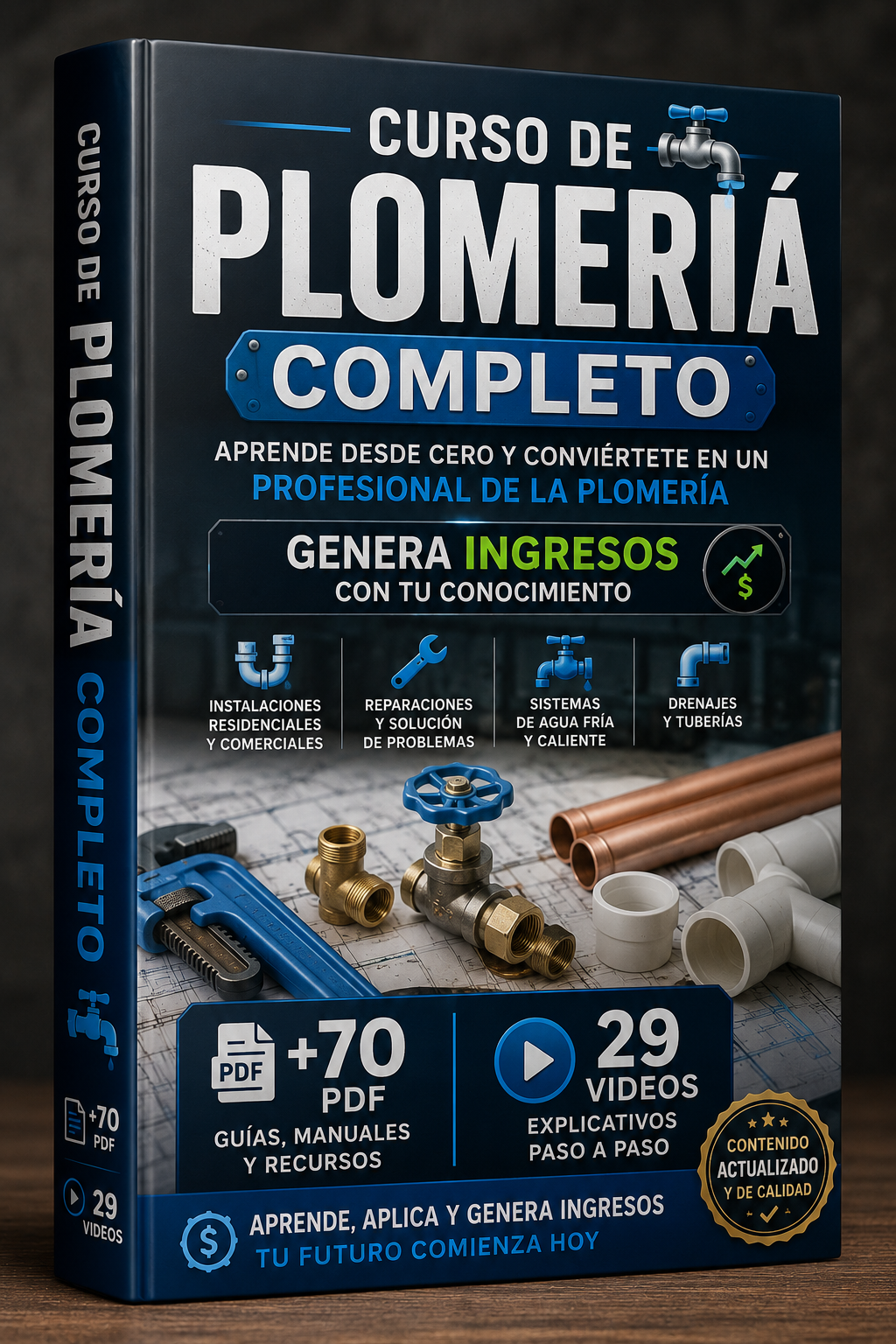 Curso Completo de Plomería +60 PDFs y 25 Videos Paso a Paso