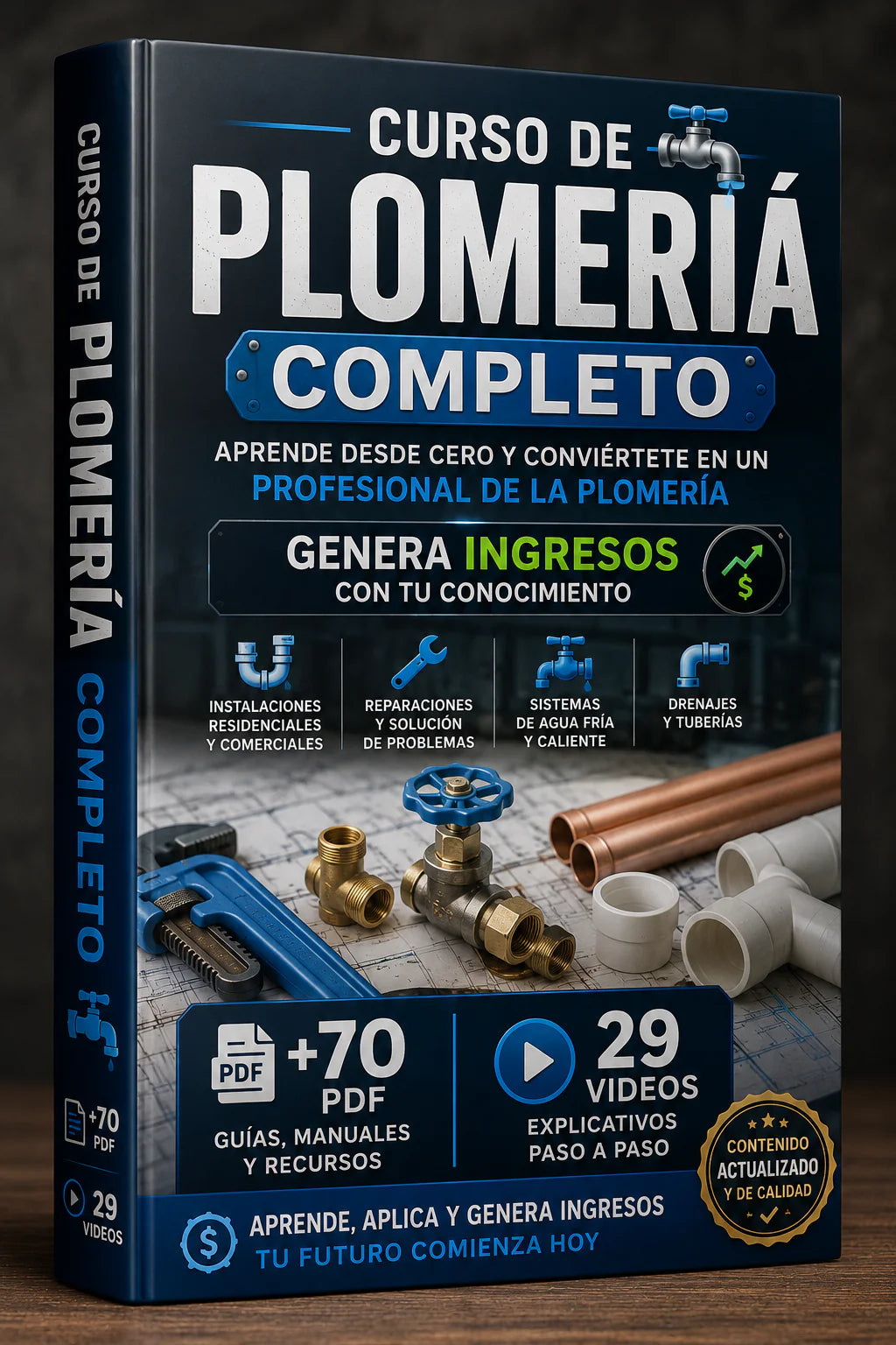 Curso Completo de Plomería +60 PDFs y 25 Videos Paso a Paso